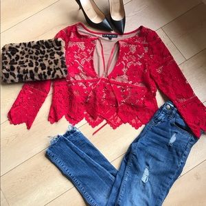 For Love Of Lemons Red Top